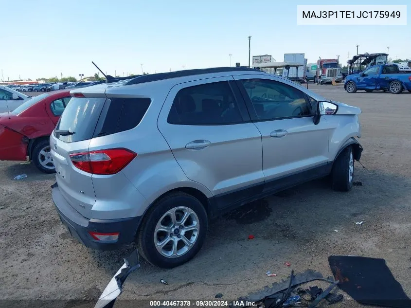 MAJ3P1TE1JC175949 2018 Ford Ecosport Se