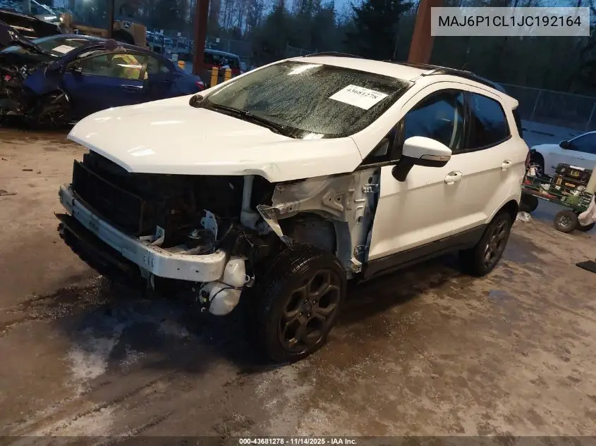 MAJ6P1CL1JC192164 2018 Ford Ecosport Ses