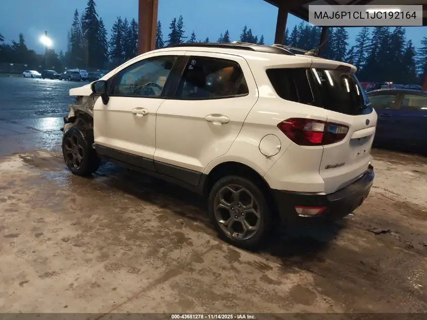MAJ6P1CL1JC192164 2018 Ford Ecosport Ses
