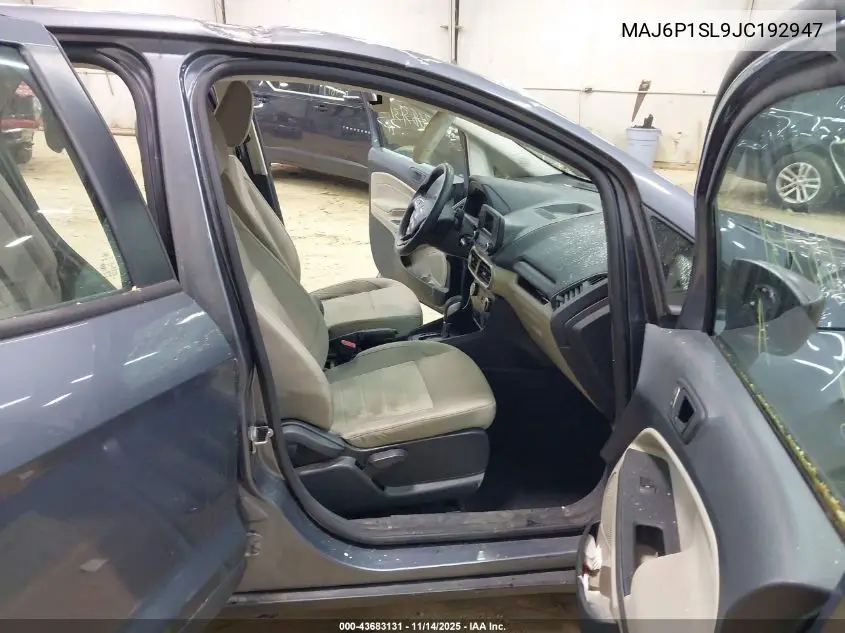 MAJ6P1SL9JC192947 2018 Ford Ecosport S