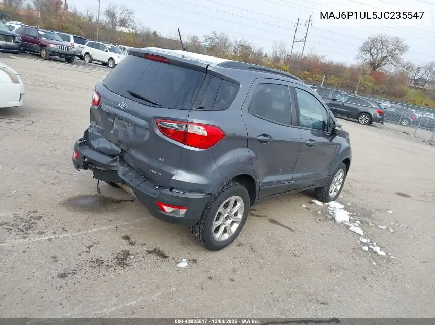 MAJ6P1UL5JC235547 2018 Ford Ecosport Se