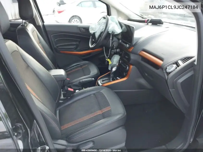 MAJ6P1CL9JC247184 2018 Ford Ecosport Ses