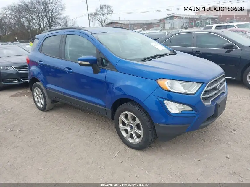 MAJ6P1ULXJC183638 2018 Ford Ecosport Se