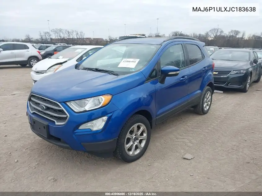 MAJ6P1ULXJC183638 2018 Ford Ecosport Se