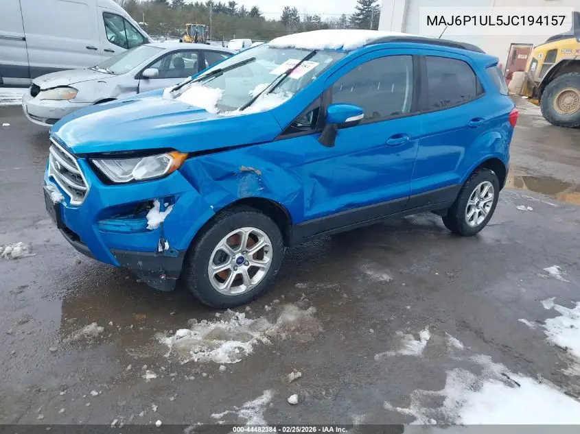 MAJ6P1UL5JC194157 2018 Ford Ecosport Se