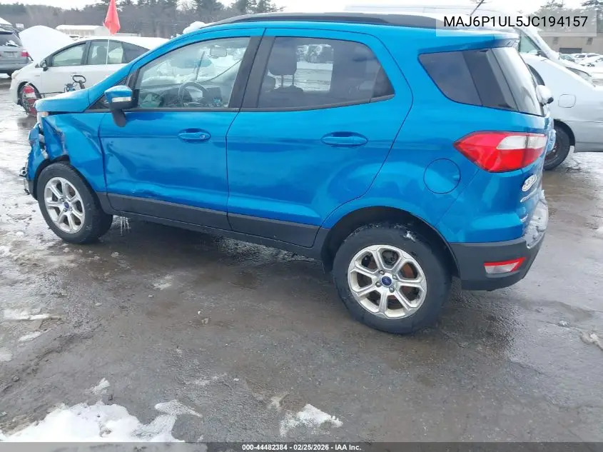 MAJ6P1UL5JC194157 2018 Ford Ecosport Se
