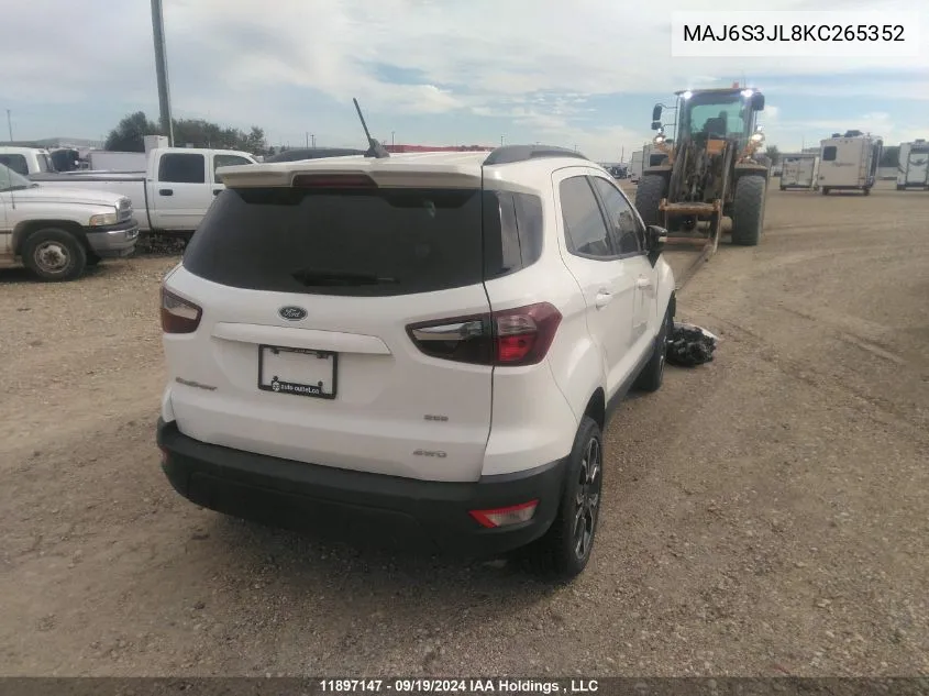 MAJ6S3JL8KC265352 2019 Ford Ecosport Ses