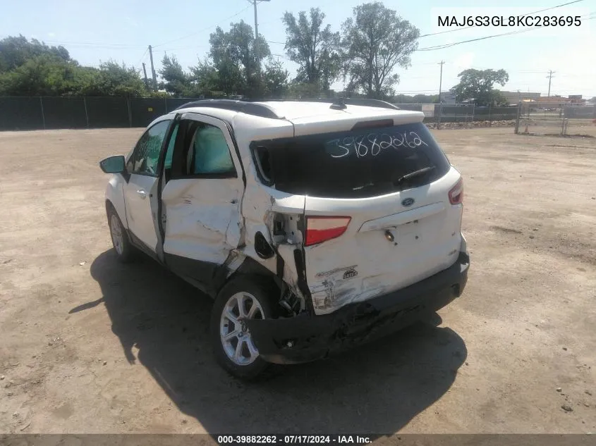 MAJ6S3GL8KC283695 2019 Ford Ecosport Se