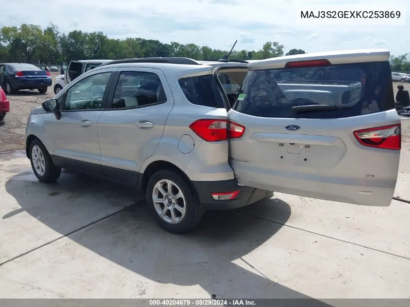 MAJ3S2GEXKC253869 2019 Ford Ecosport Se