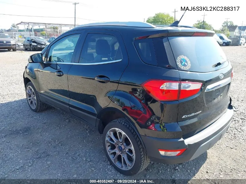 MAJ6S3KL2KC288317 2019 Ford Ecosport Titanium