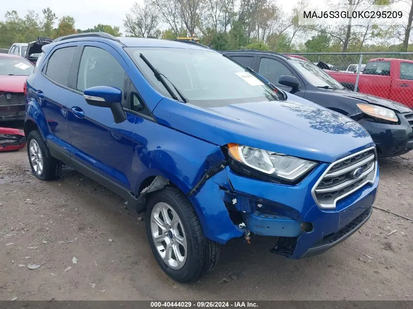 MAJ6S3GL0KC295209 2019 Ford Ecosport Se