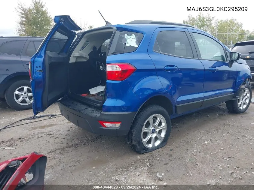 MAJ6S3GL0KC295209 2019 Ford Ecosport Se