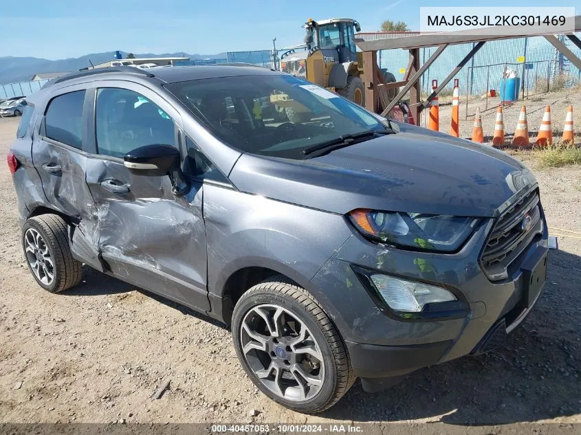 MAJ6S3JL2KC301469 2019 Ford Ecosport Ses