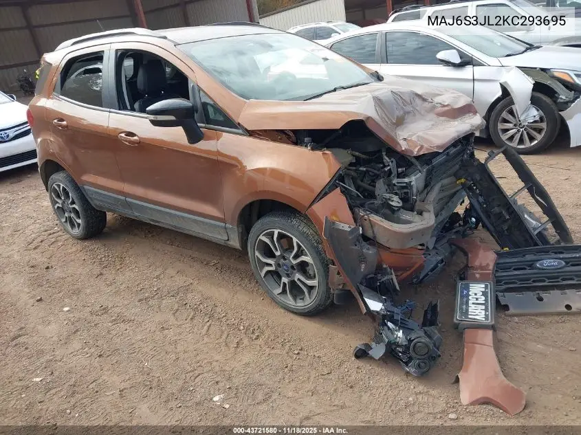 MAJ6S3JL2KC293695 2019 Ford Ecosport Ses