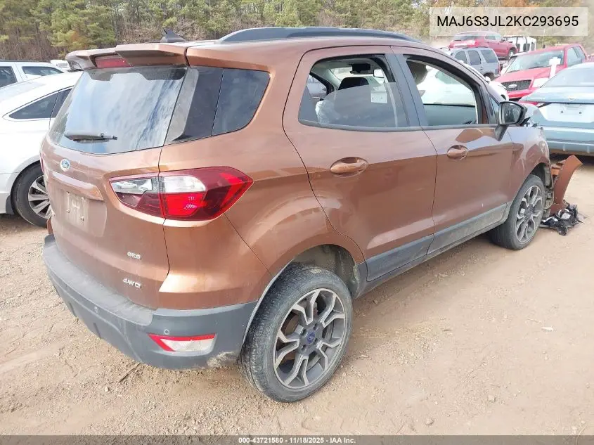MAJ6S3JL2KC293695 2019 Ford Ecosport Ses