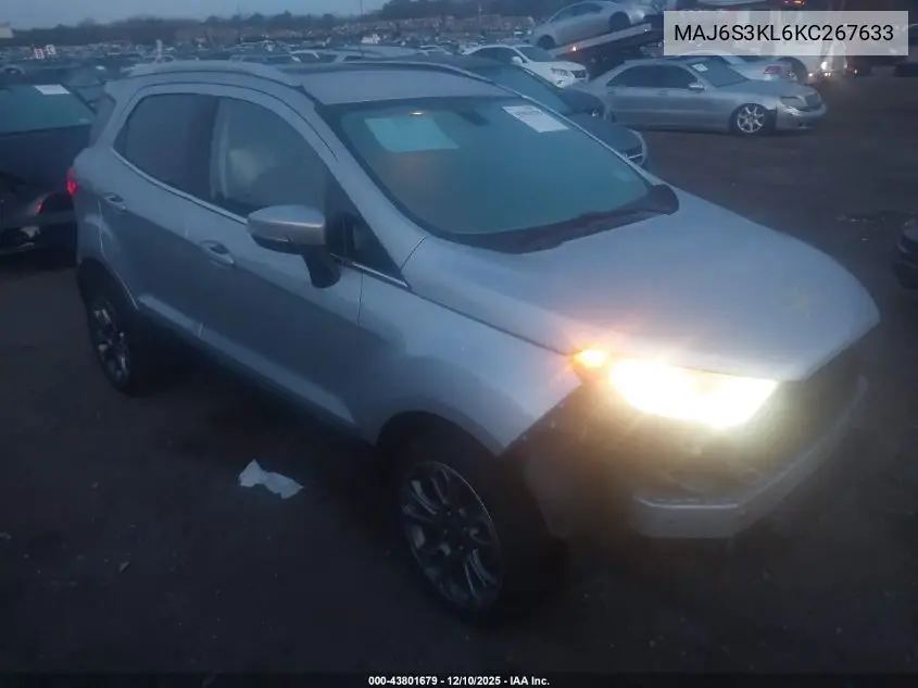 MAJ6S3KL6KC267633 2019 Ford Ecosport Titanium