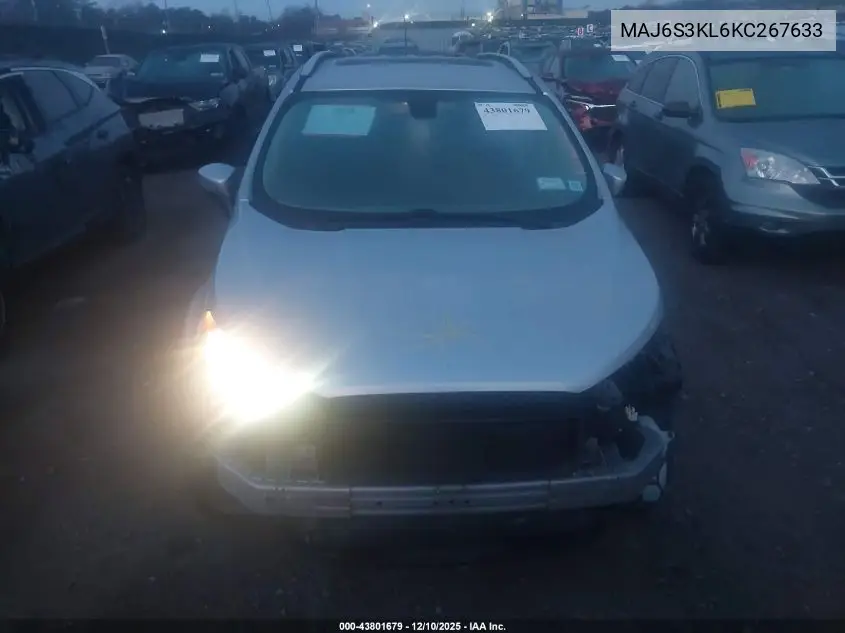 MAJ6S3KL6KC267633 2019 Ford Ecosport Titanium