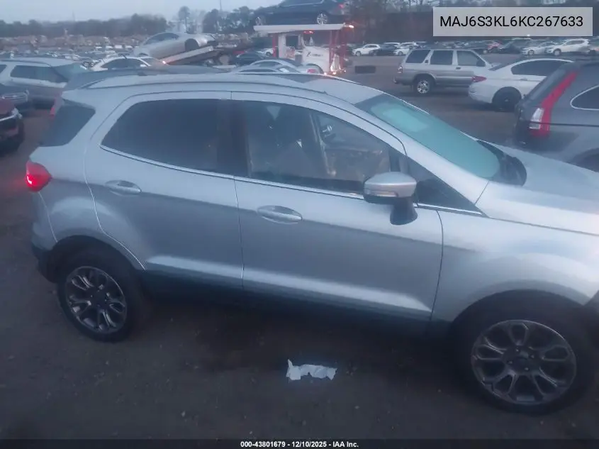 MAJ6S3KL6KC267633 2019 Ford Ecosport Titanium