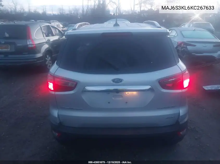 MAJ6S3KL6KC267633 2019 Ford Ecosport Titanium