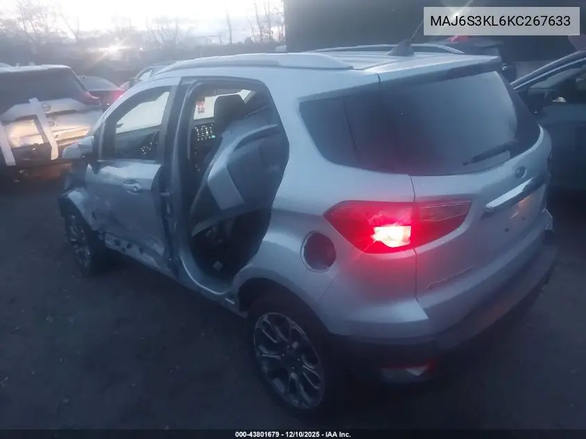 MAJ6S3KL6KC267633 2019 Ford Ecosport Titanium