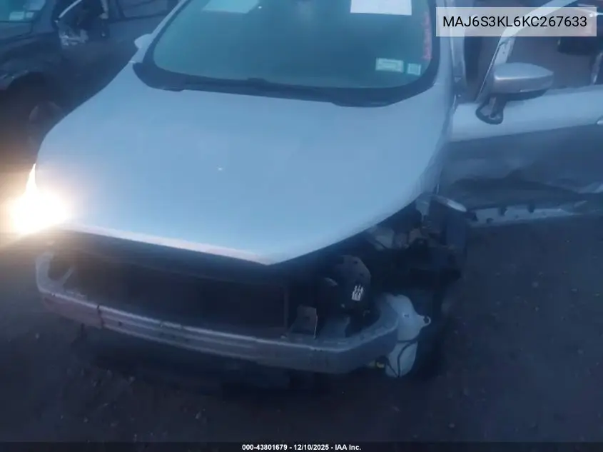 MAJ6S3KL6KC267633 2019 Ford Ecosport Titanium