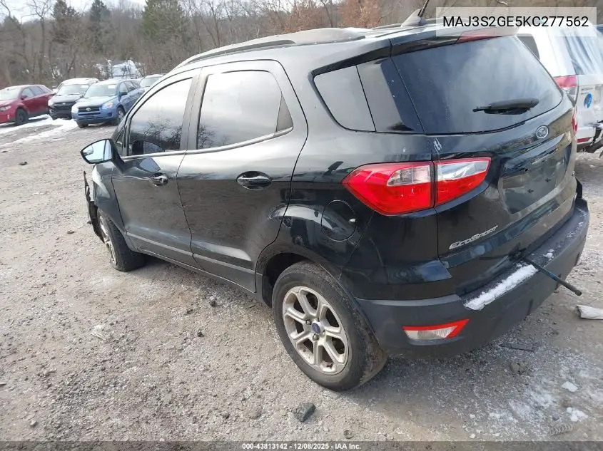 MAJ3S2GE5KC277562 2019 Ford Ecosport Se