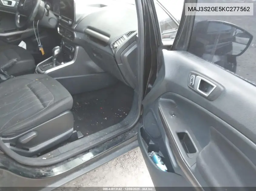 MAJ3S2GE5KC277562 2019 Ford Ecosport Se