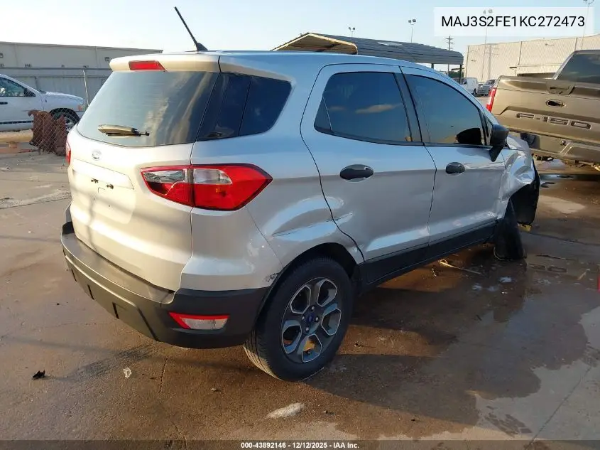 MAJ3S2FE1KC272473 2019 Ford Ecosport S