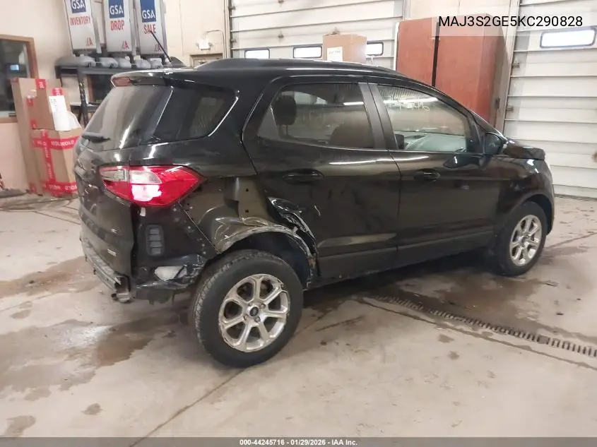 MAJ3S2GE5KC290828 2019 Ford Ecosport Se