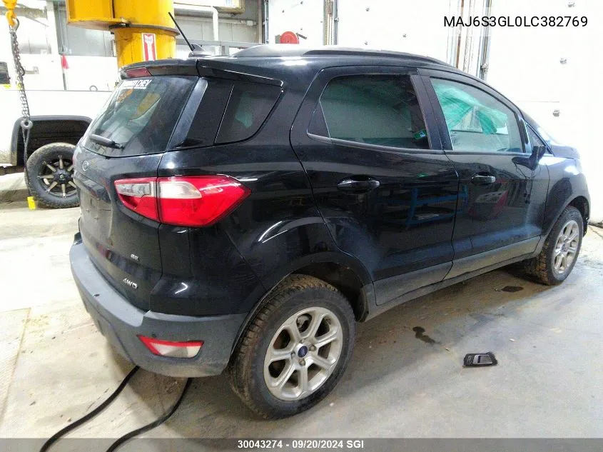 MAJ6S3GL0LC382769 2020 Ford Ecosport Se