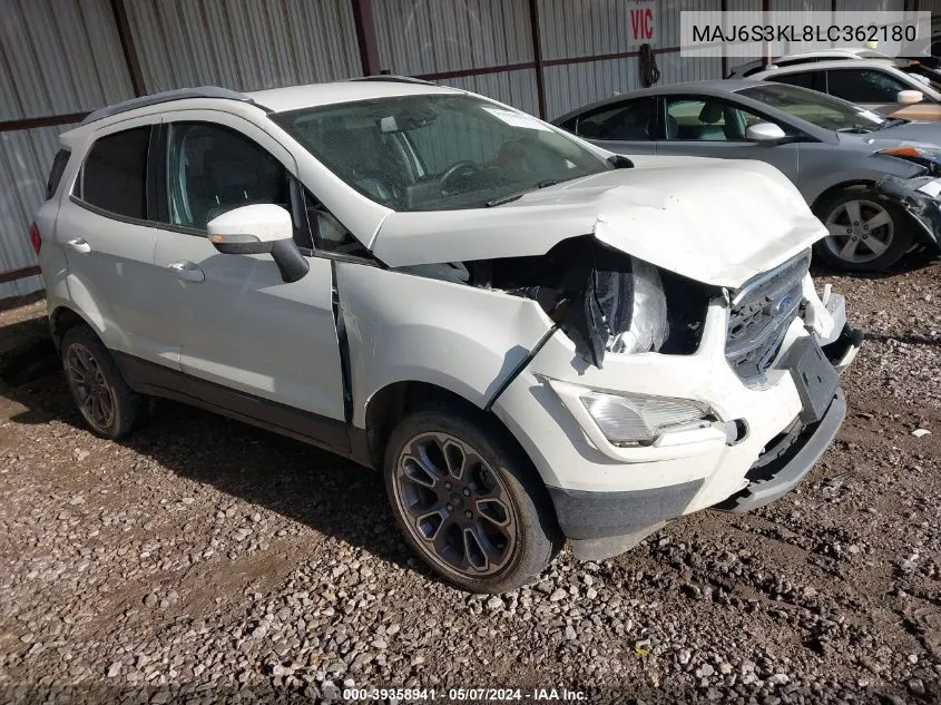 MAJ6S3KL8LC362180 2020 Ford Ecosport Titanium