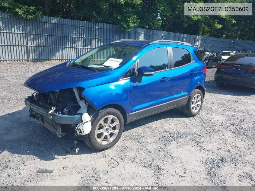 MAJ3S2GE7LC350609 2020 Ford Ecosport Se