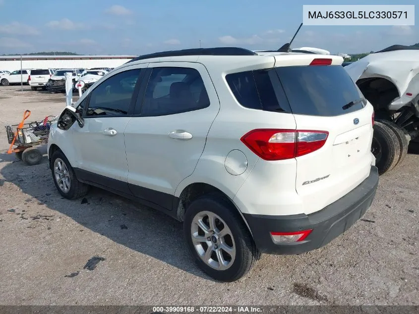 MAJ6S3GL5LC330571 2020 Ford Ecosport Se