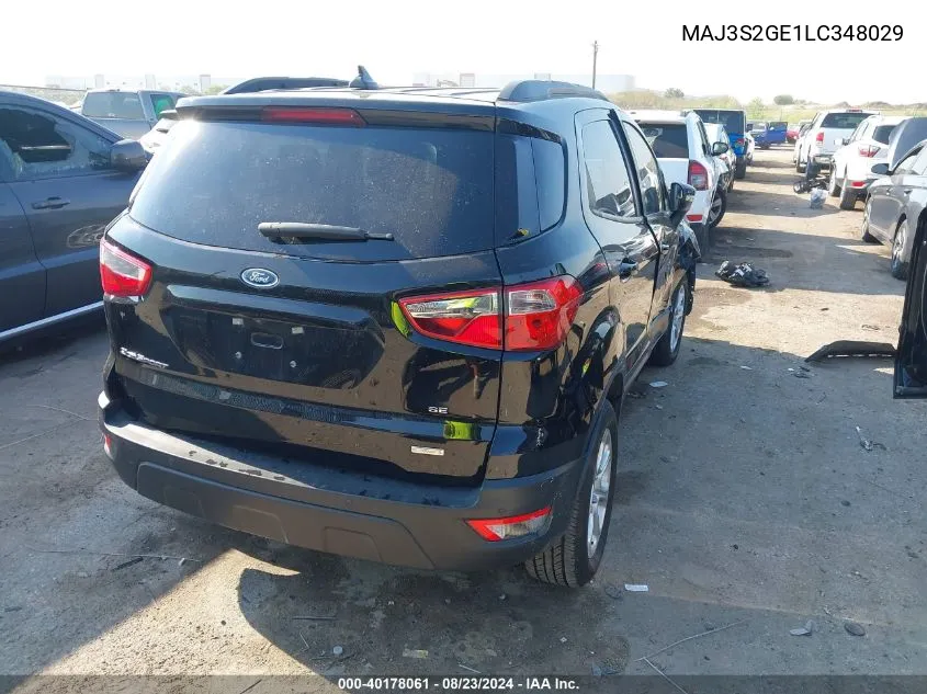 MAJ3S2GE1LC348029 2020 Ford Ecosport Se