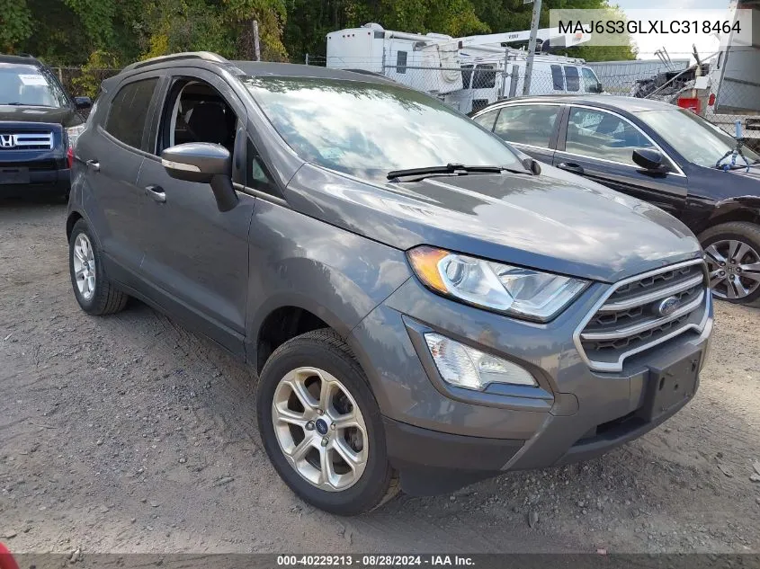 MAJ6S3GLXLC318464 2020 Ford Ecosport Se