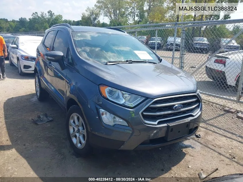 MAJ6S3GL1LC388824 2020 Ford Ecosport Se