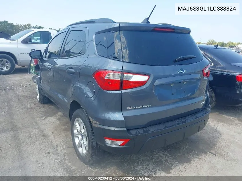 MAJ6S3GL1LC388824 2020 Ford Ecosport Se