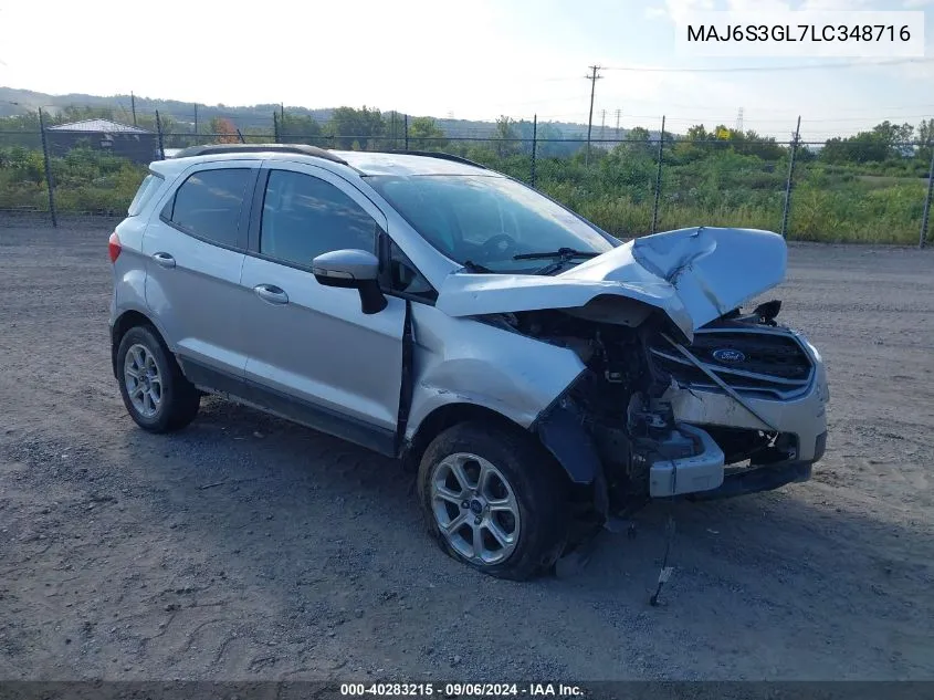 MAJ6S3GL7LC348716 2020 Ford Ecosport Se