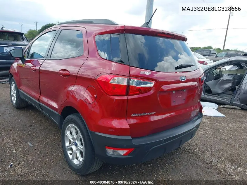 MAJ3S2GE8LC328666 2020 Ford Ecosport Se