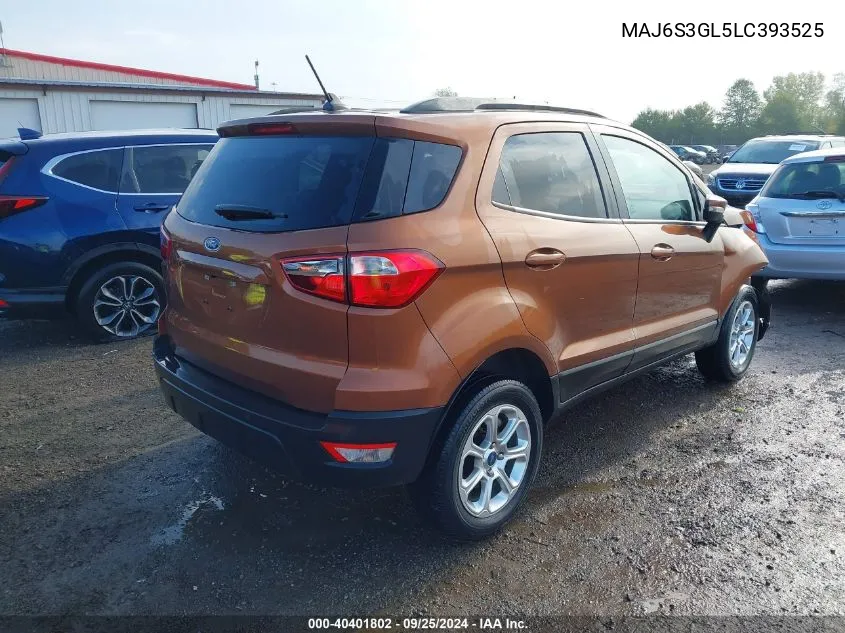 MAJ6S3GL5LC393525 2020 Ford Ecosport Se