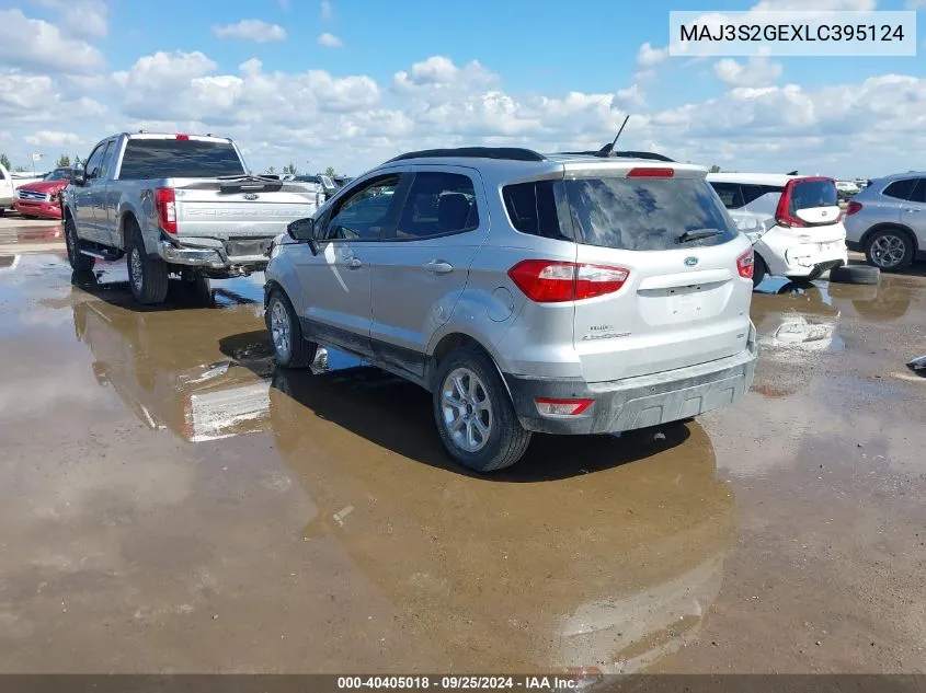 MAJ3S2GEXLC395124 2020 Ford Ecosport Se