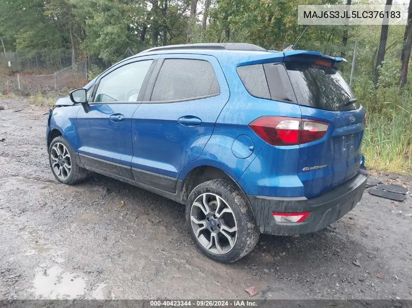 MAJ6S3JL5LC376183 2020 Ford Ecosport Ses