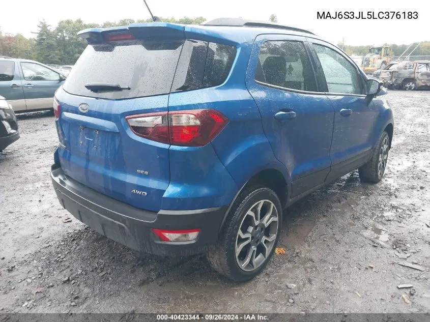 MAJ6S3JL5LC376183 2020 Ford Ecosport Ses