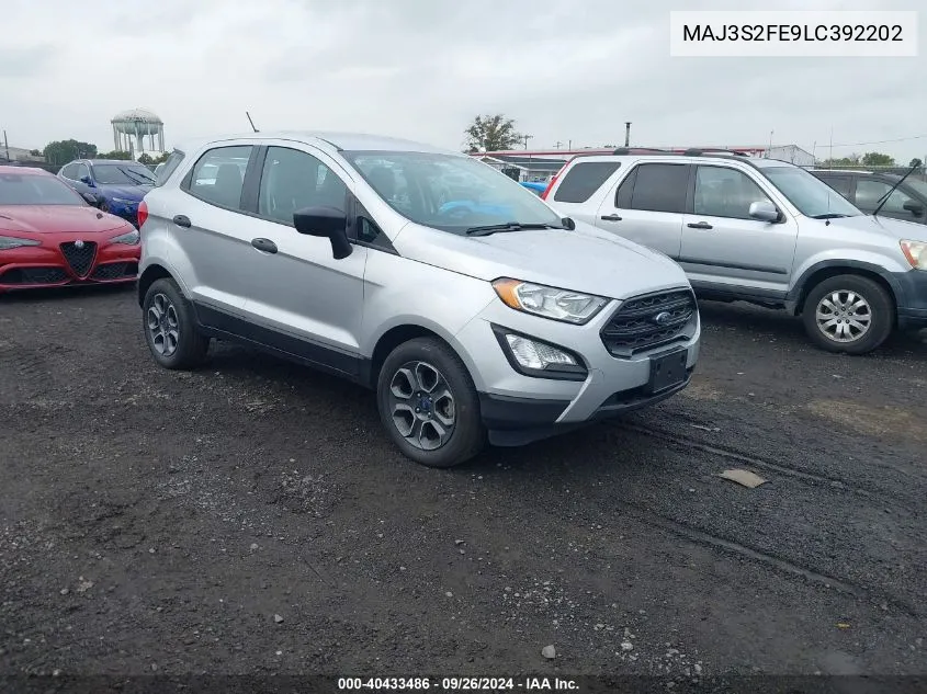 MAJ3S2FE9LC392202 2020 Ford Ecosport S