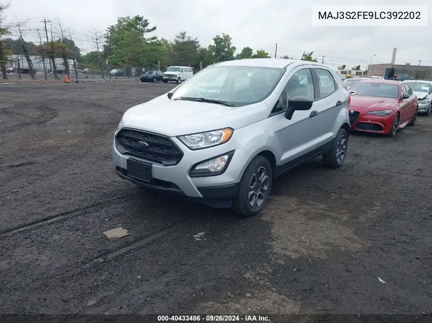 2020 Ford Ecosport S VIN: MAJ3S2FE9LC392202 Lot: 40433486