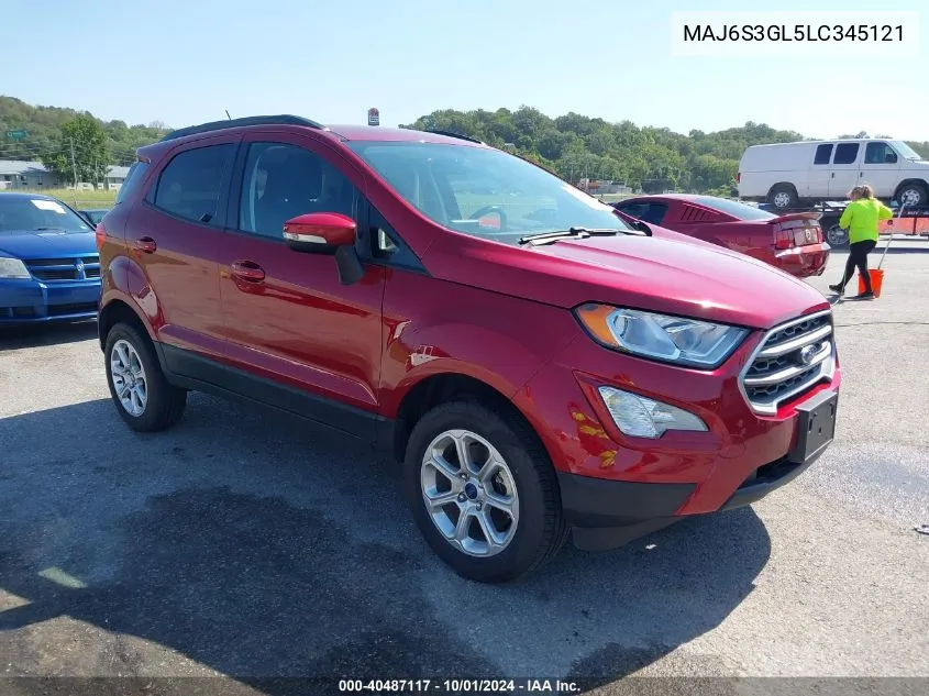 MAJ6S3GL5LC345121 2020 Ford Ecosport Se