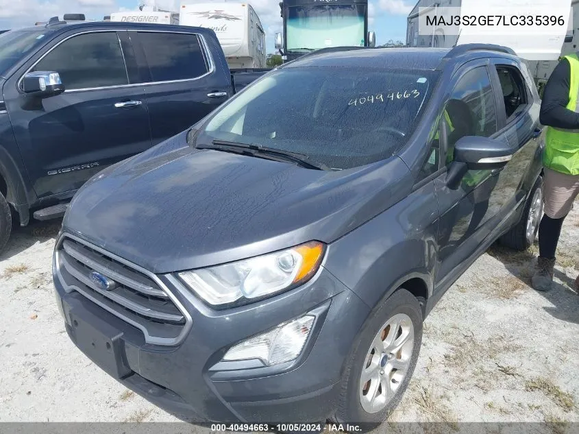 MAJ3S2GE7LC335396 2020 Ford Ecosport Se