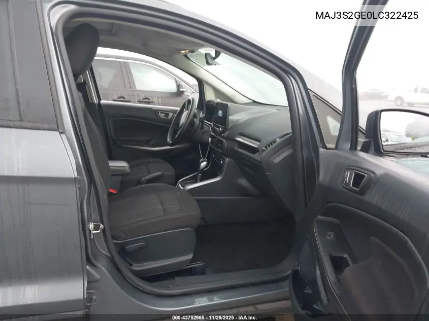 MAJ3S2GE0LC322425 2020 Ford Ecosport Se