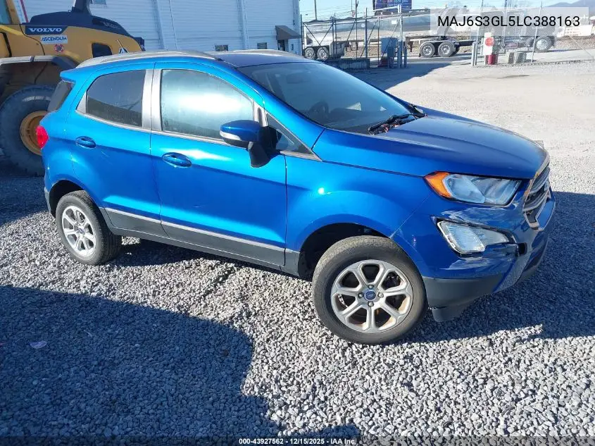 MAJ6S3GL5LC388163 2020 Ford Ecosport Se