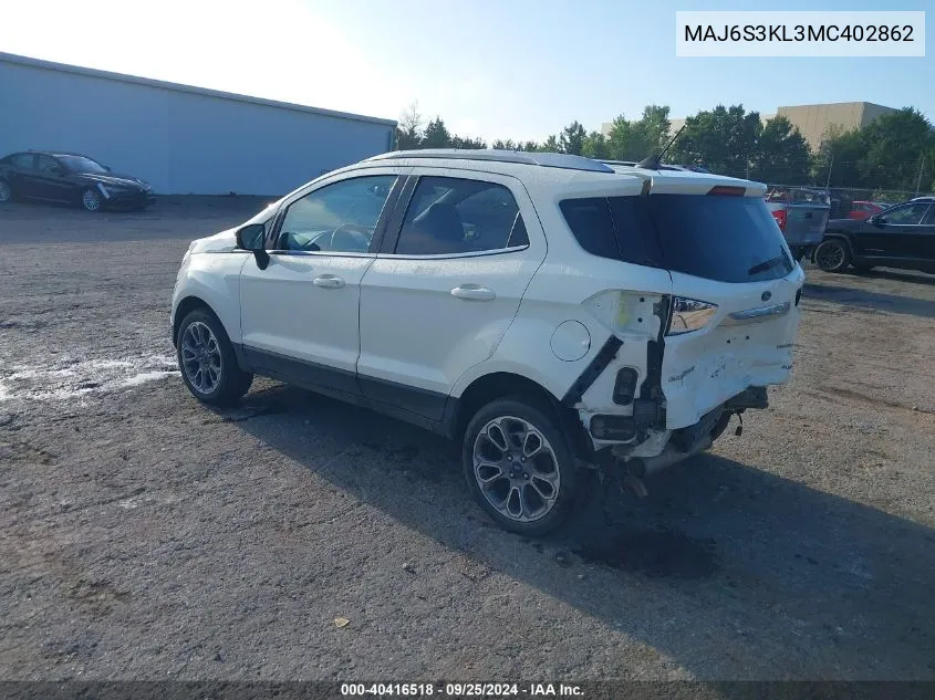 MAJ6S3KL3MC402862 2021 Ford Ecosport Titanium